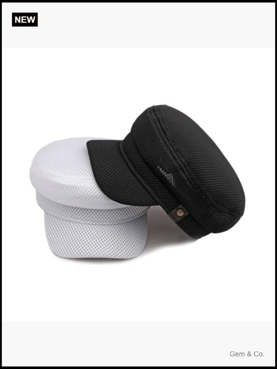 Women\'s Newsboy Gatsby Mesh Cap - Lightweight Summer Beret Hat Adjustable